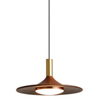 Retro Minimalist Flying Saucer Metal Pendant Light