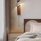 Retro Rotatable Natural Wooden Wall Light
