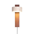 Retro Rotatable Natural Wooden Wall Light