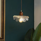 Decorative Leaf Clear Glass Pendant Light