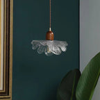 Decorative Leaf Clear Glass Pendant Light