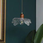 Decorative Leaf Clear Glass Pendant Light