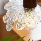 Decorative Leaf Clear Glass Pendant Light