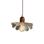 Decorative Leaf Clear Glass Pendant Light