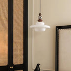Retro Bauhaus UFO Glass Pendant Light