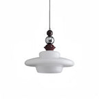 Retro Bauhaus UFO Glass Pendant Light