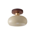 Bauhaus Round Retro Glass Ceiling Light