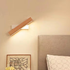 Rotatable LED Nordic Solid Wood Wall Light