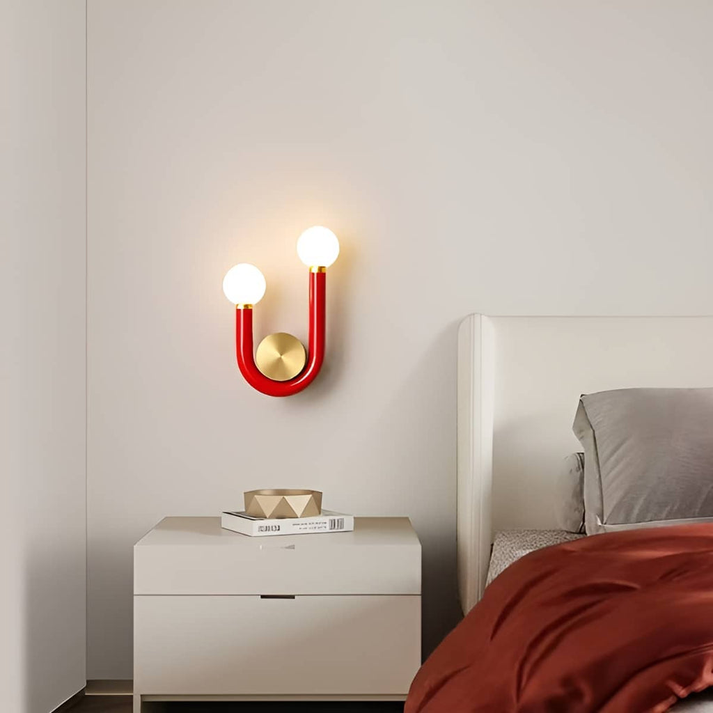 Scandinavian Design U Shaped Iron Wall Light