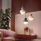 Scandinavian Macaron Style Glass Ball Pendant Light