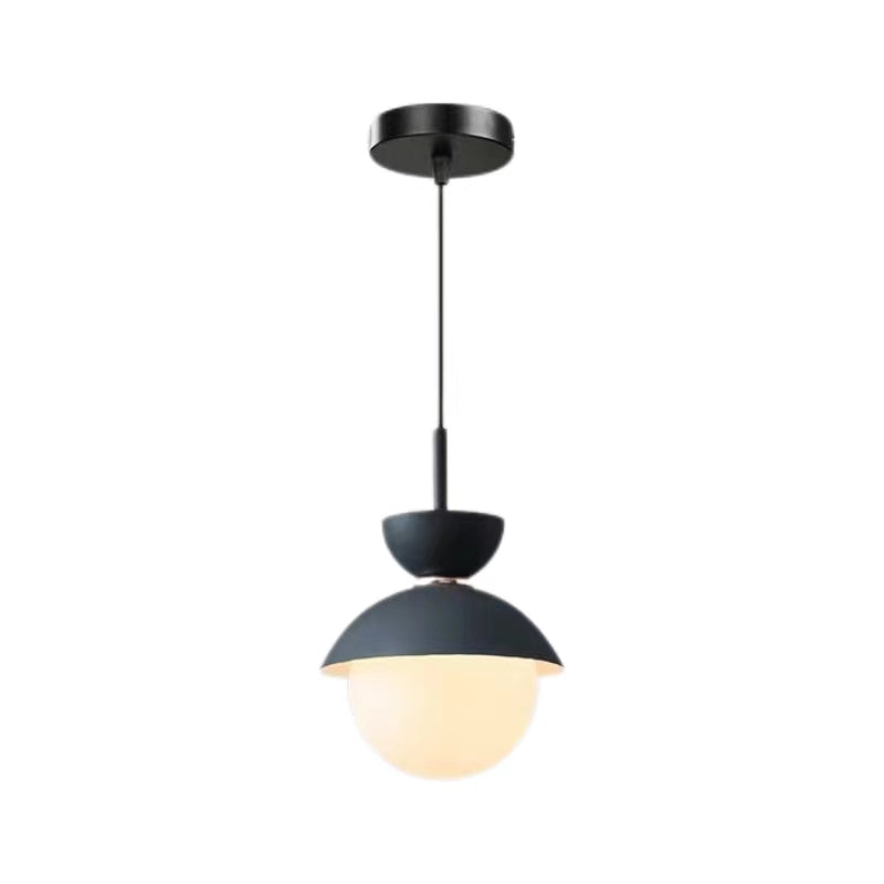 Scandinavian Macaron Style Glass Ball Pendant Light