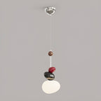 Scandinavian Pebble Stack Cream Pendant Light