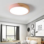 Scandinavian Macaron Round LED Ceiling Light