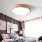 Scandinavian Macaron Round LED Ceiling Light