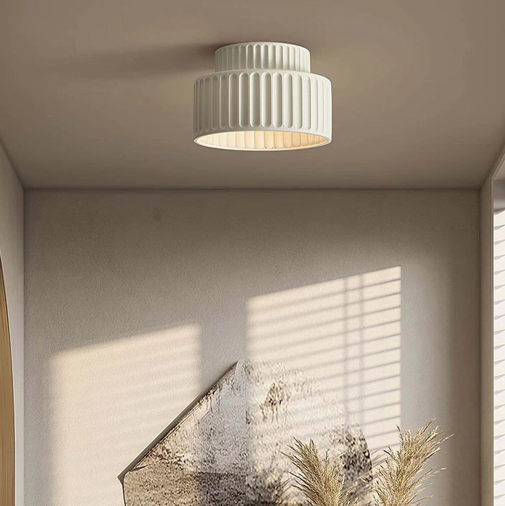 Japanese Style Resin Cylinder Ceiling Light