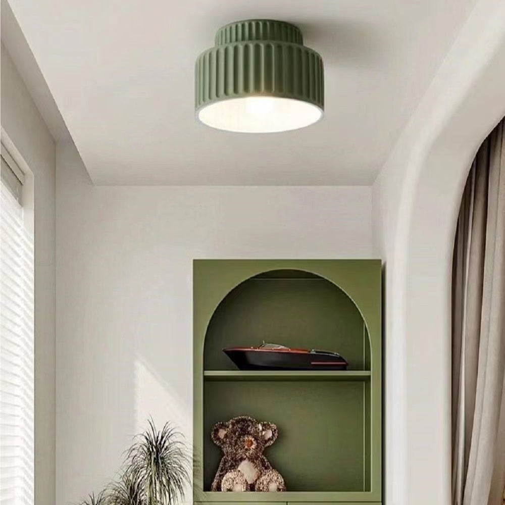 Japanese Style Resin Cylinder Ceiling Light