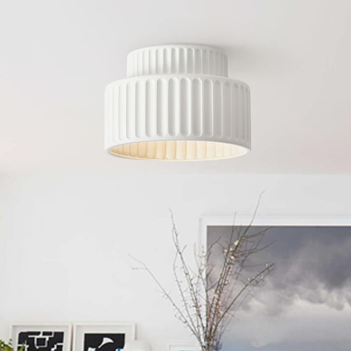 Japanese Style Resin Cylinder Ceiling Light