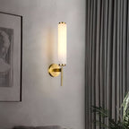 Simple Marble and Copper Antique Wall Sconce