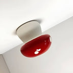 Small Ceramic Decorative Mushroom Recessed Ceiling Light