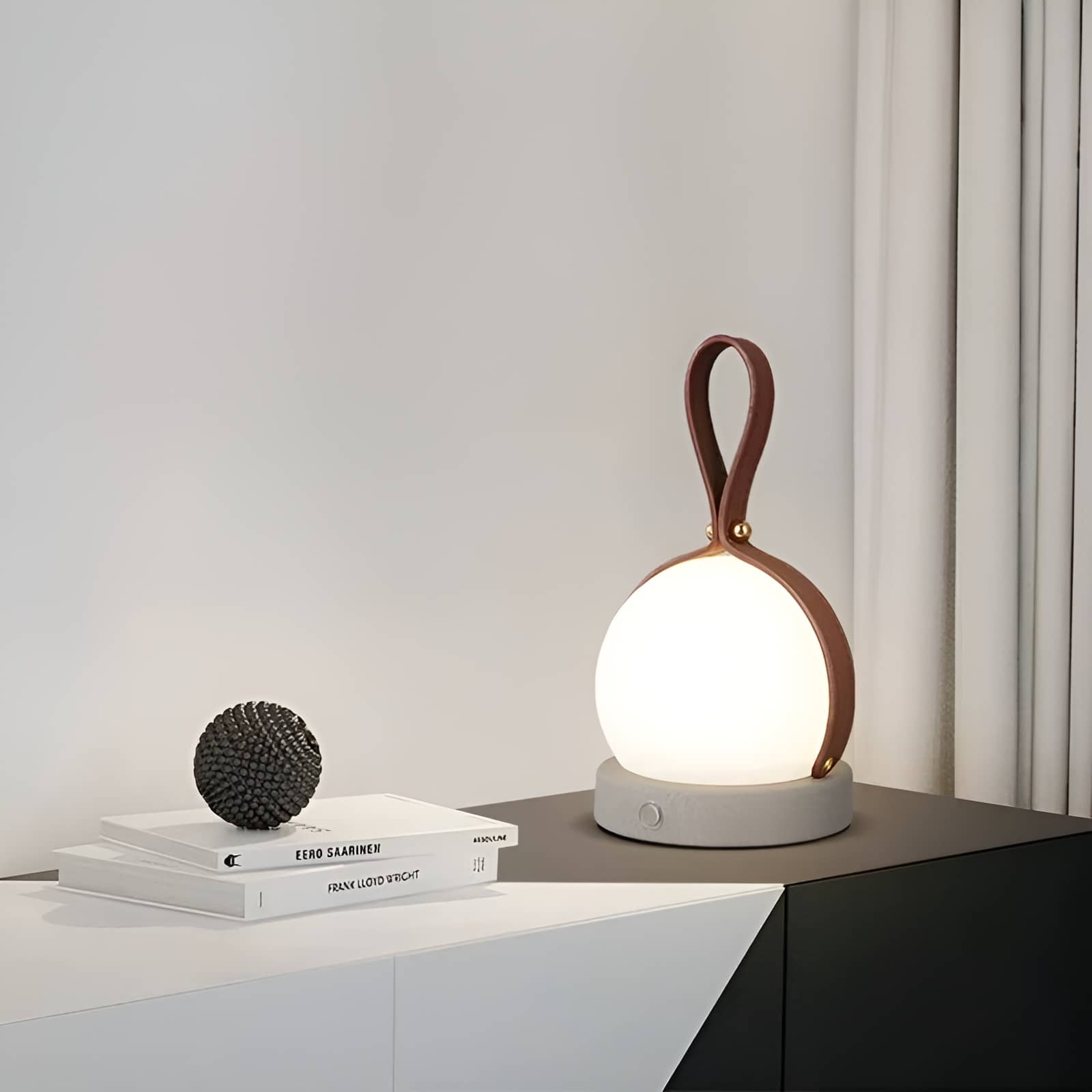 Small Lantern LED Rechargeable Table Lamp