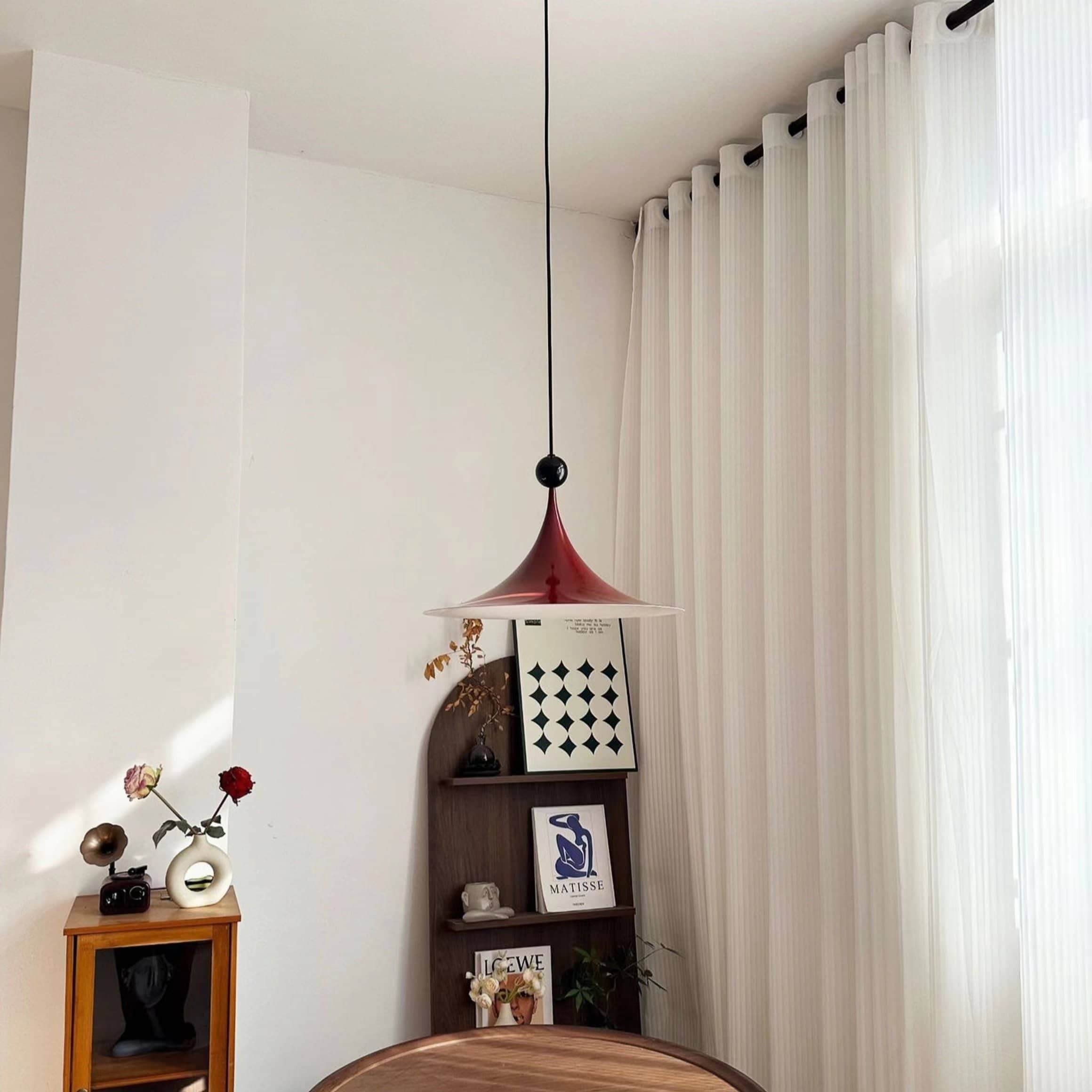 Space Age UFO Metal Pendant Light