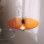Space Age Acrylic Flying Saucer Pendant Light