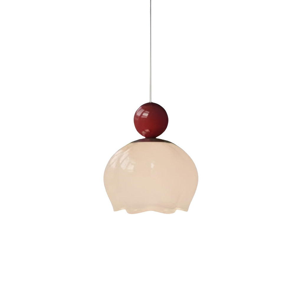 Stylish Tulip Shade Small Glass Pendant Light