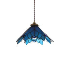 Tiffany Leaf Stained Glass Pendant Light
