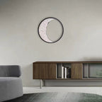 Creative 3D Resin Moon Shape Wall Light