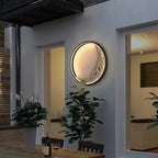 Creative 3D Resin Moon Shape Wall Light