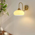 Vintage Bauhaus Glass Wall Light