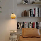 Vintage Bauhaus Globe Orange Pendant Light