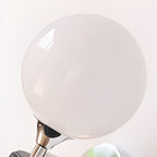 Vintage Black Accent Glass Ball Wall Light