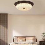 Vintage American Style Round Glass Ceiling Light