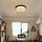 Vintage American Style Round Glass Ceiling Light
