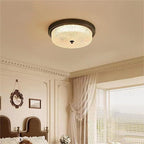 Vintage American Style Round Glass Ceiling Light