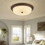 Vintage American Style Round Glass Ceiling Light