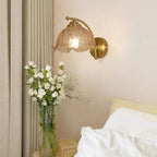 Classic Gold Arm Flower Wall Light