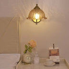 Classic Gold Arm Flower Wall Light