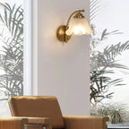 Classic Gold Arm Flower Wall Light