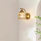 Classic Gold Arm Flower Wall Light