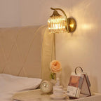 Classic Gold Arm Flower Wall Light