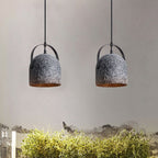 Vintage Industrial Iron Cement Pendant Light