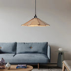 Vintage Minimalist Umbrella Wooden Pendant Light