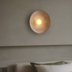 Vintage Swirl Resin Circular Wall Light