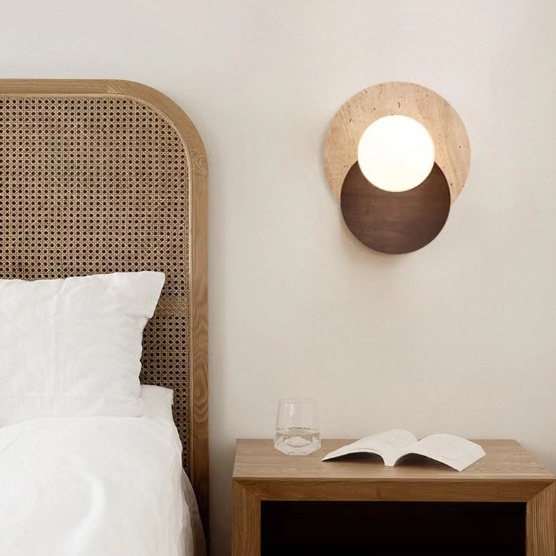 Wabi Sabi Style Lunar Eclipse Wall Light