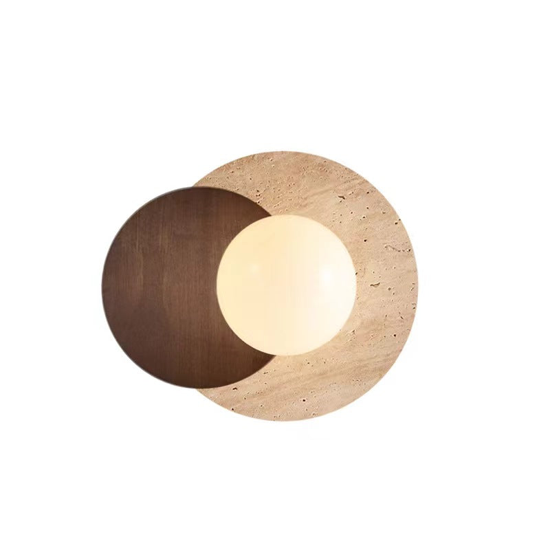 Wabi Sabi Style Lunar Eclipse Wall Light