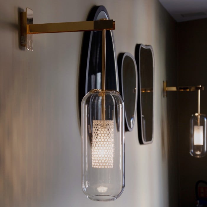 Nordic Modern Glass Industrial Style Wall Light