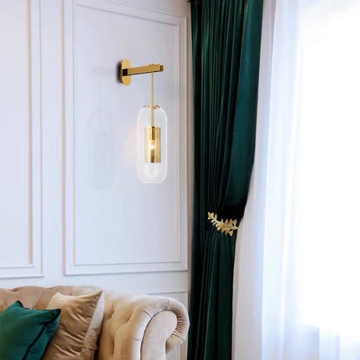 Nordic Modern Glass Industrial Style Wall Light