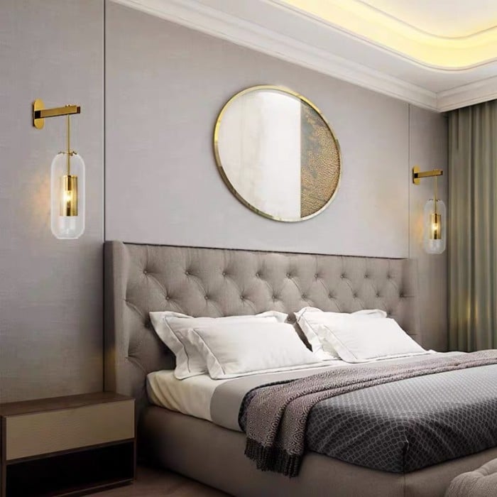Nordic Modern Glass Industrial Style Wall Light
